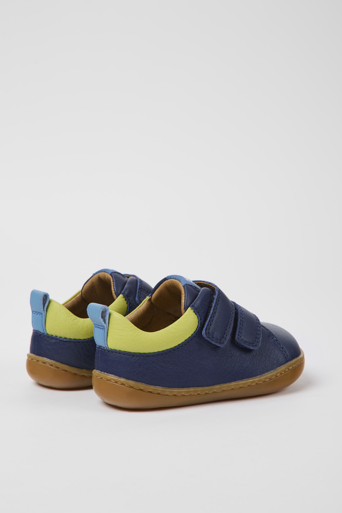 Peu Blaue Lederschuhe für Kinder