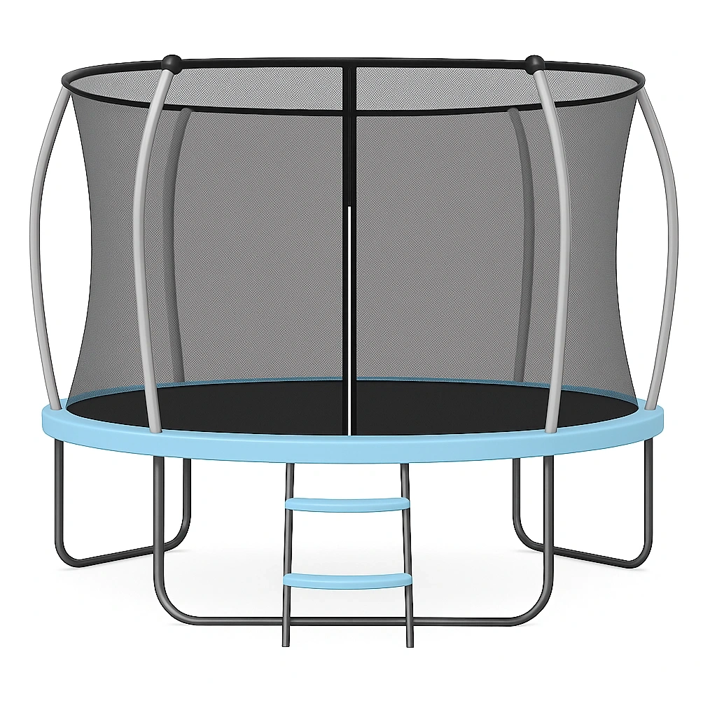 Trampolin 305x250 cm hellblau - biyjyGOL23pW