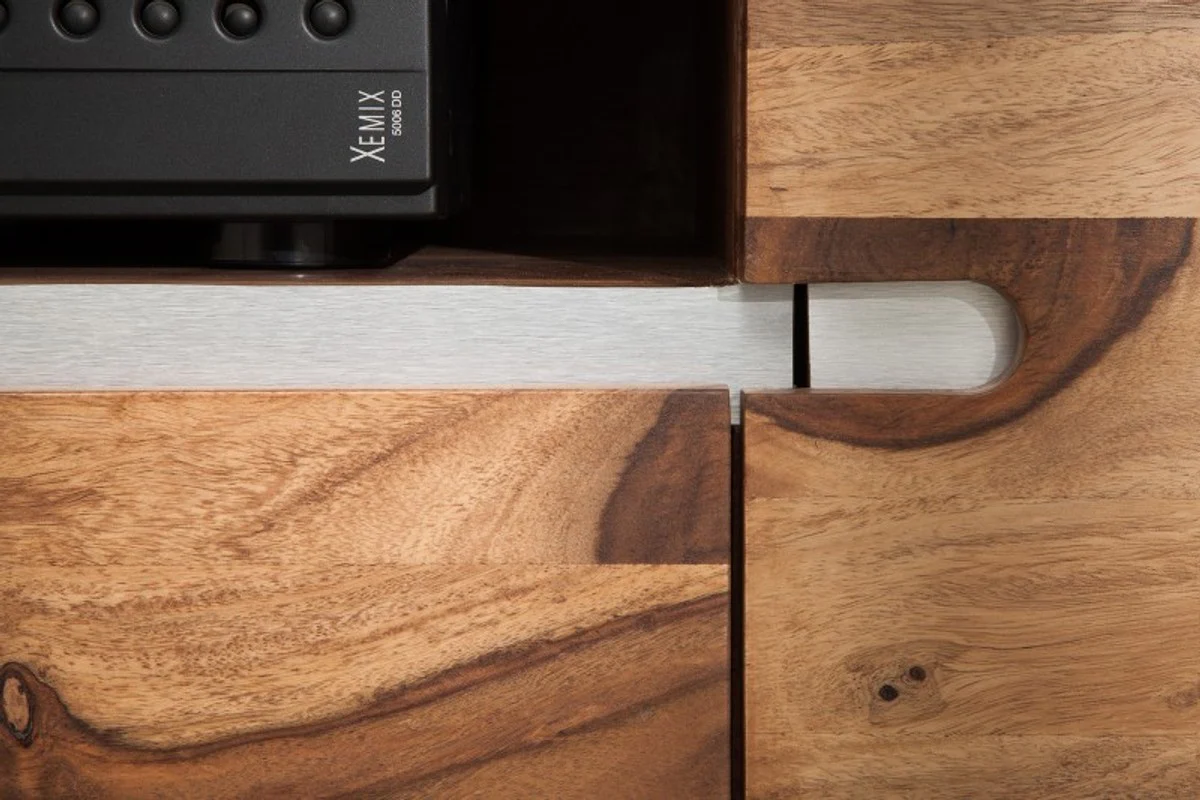 Designer TV cabinet natural W.160cm x H.50cm x D.45cm - sideboard - chest of drawers - handmade solid wood!