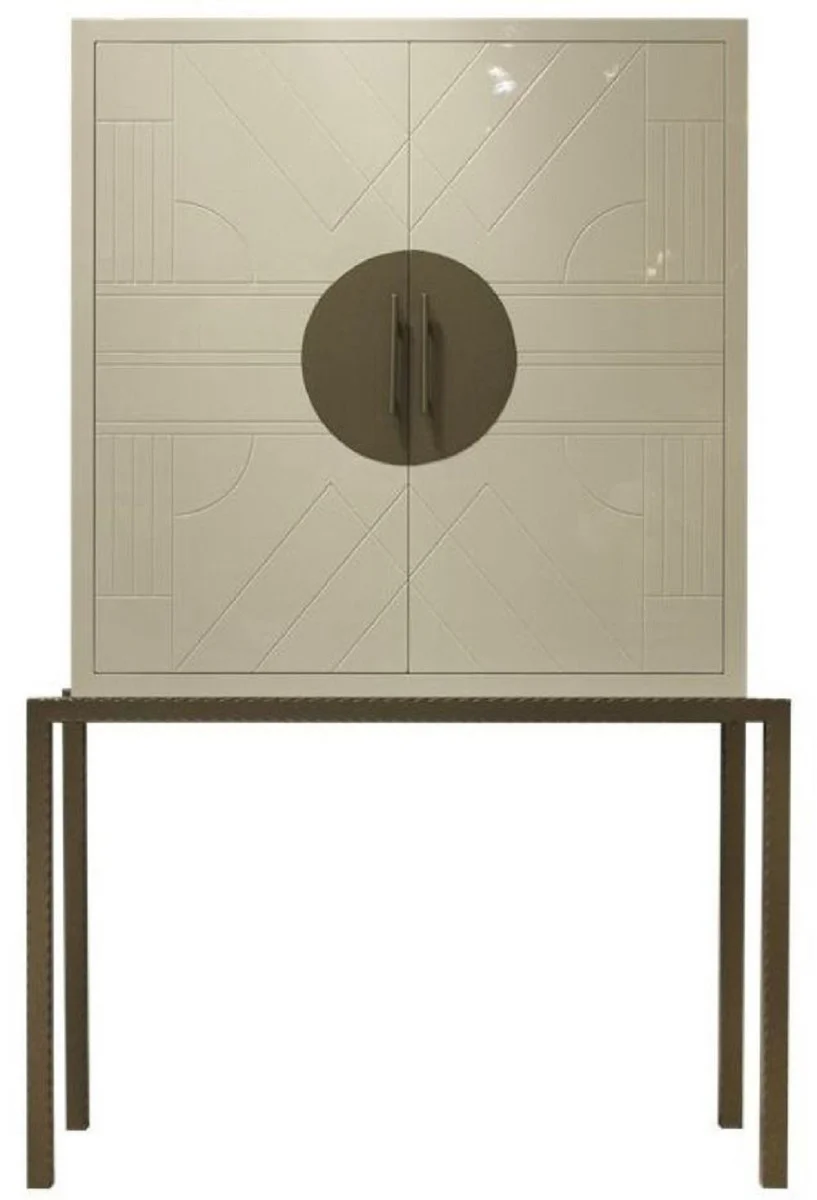 Material: solid wood, metal, polyester foam, fabric