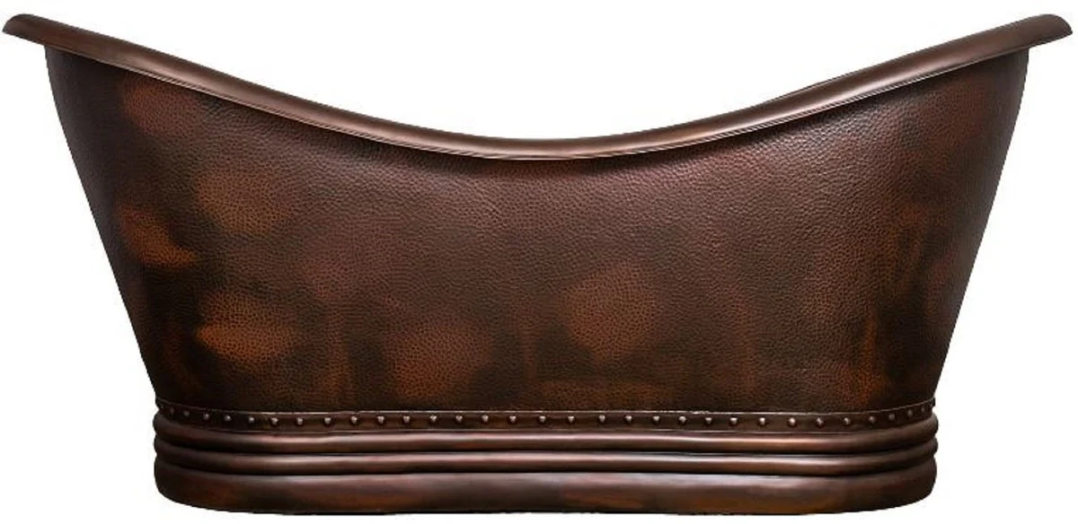 Luxury Art Nouveau copper bathtub bronze 170 x 72 x H. 71 cm - Freestanding retro bathtub - Rustic copper bathroom furniture