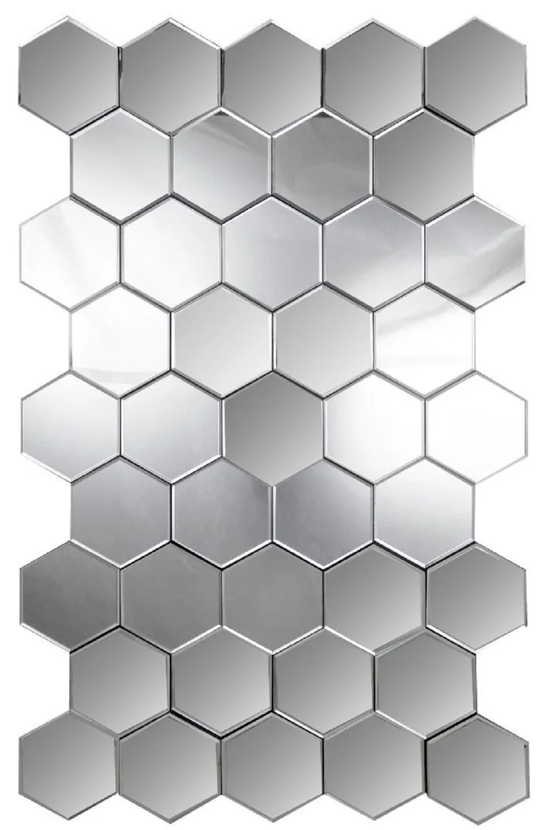 Designer wall mirror silver 75 x H. 120 cm - Modern living room mirror - Luxury collection