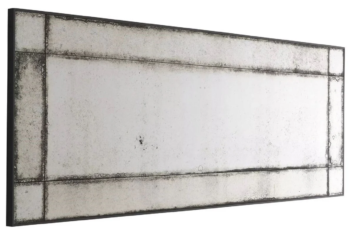 Luxury wall mirror 70 x 3 x H. 200 cm - Rectangular mirror with mahogany frame and antique mirror glass - Living room mirror - Bedroom mirror - Cloakroom mirror - Luxury furniture