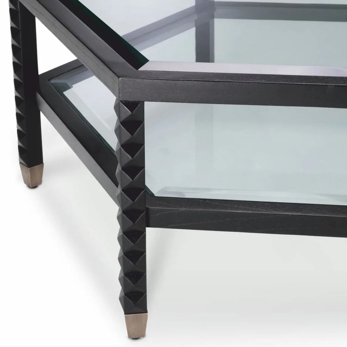 Luxury Coffee Table Black / Bronze 120 cm - Hotel & Living Room Furniture