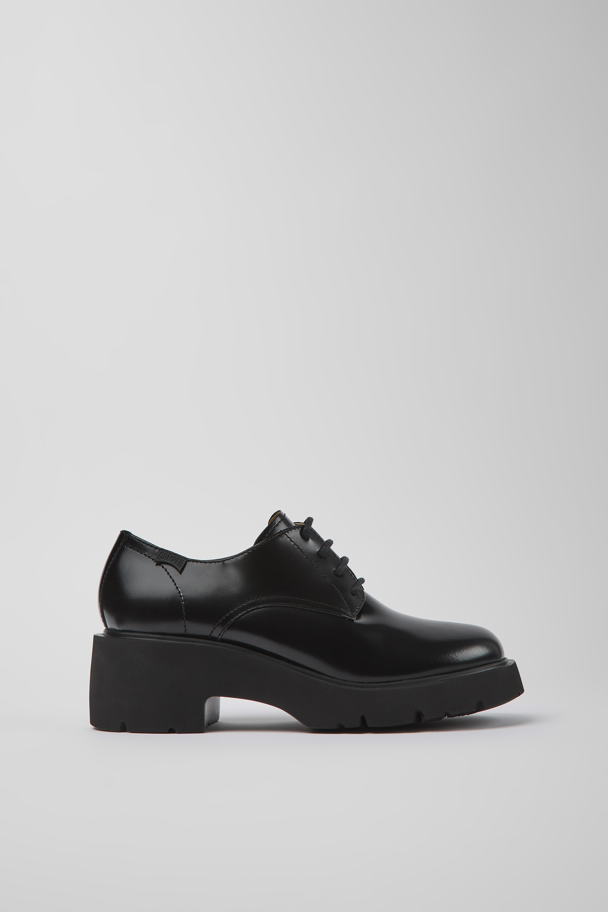 Milah - Schwarze Leder Spitzenreiter für Frauen