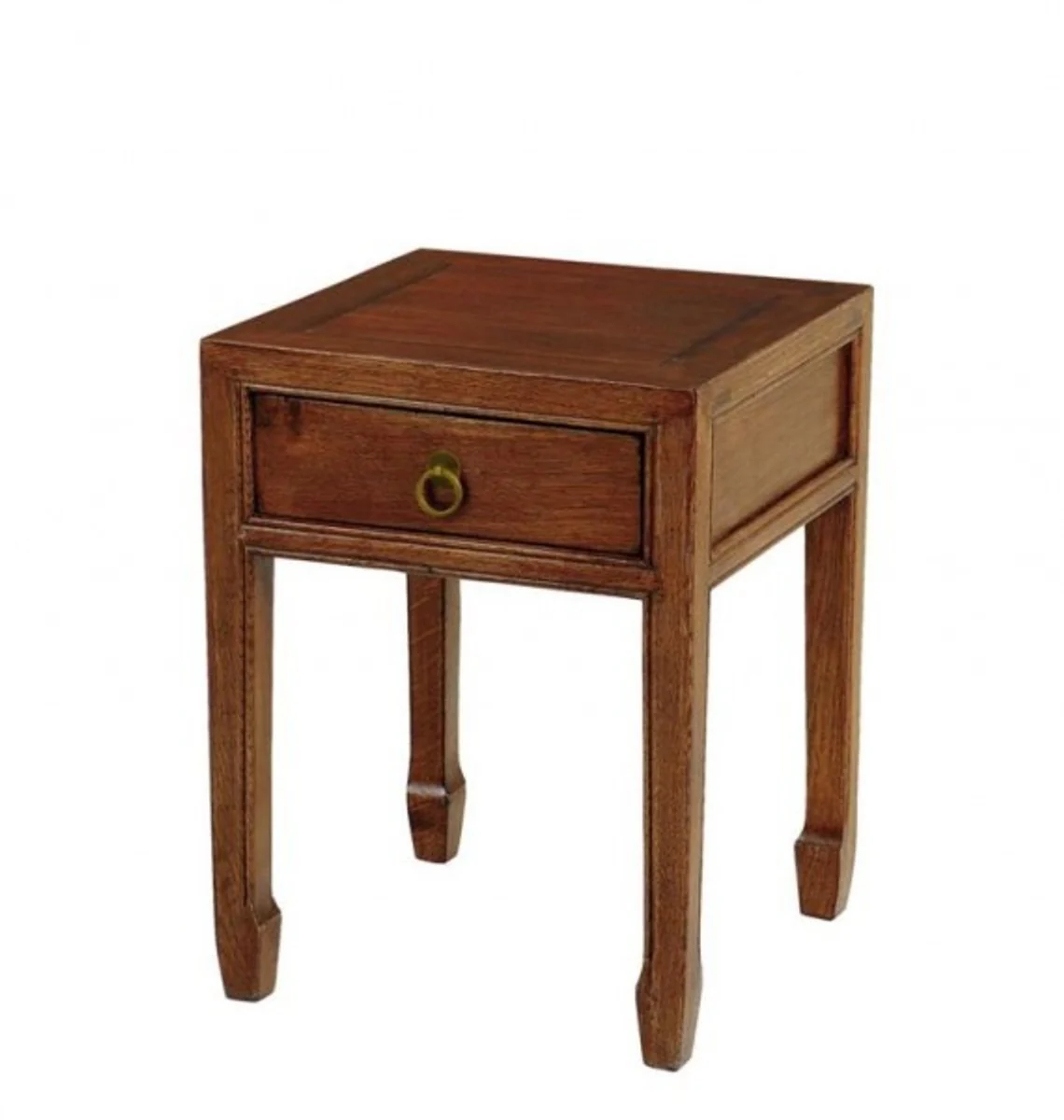 Luxury Art Deco designer oak wood side table 40 x 40 x H. 53 cm - luxury table