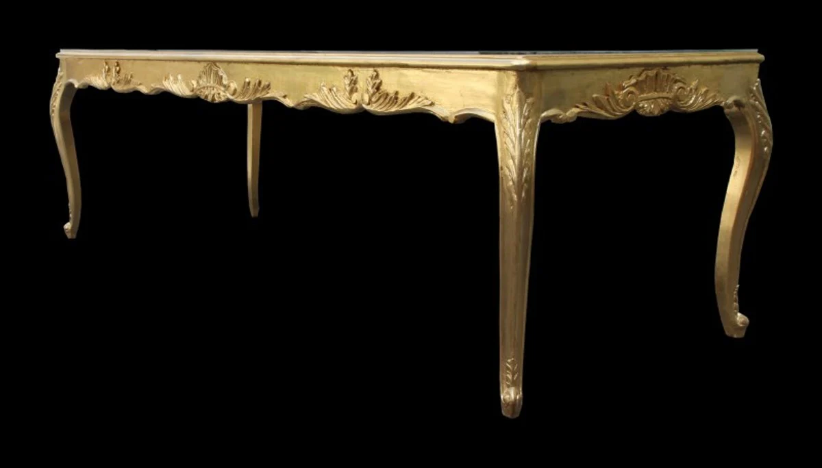 Baroque dining table gold 250 cm - dining room table - special model