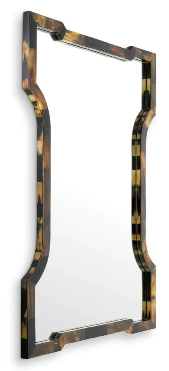 Luxus Spiegel Braun / Naturfarben H. 130 cm - Luxus Qualität