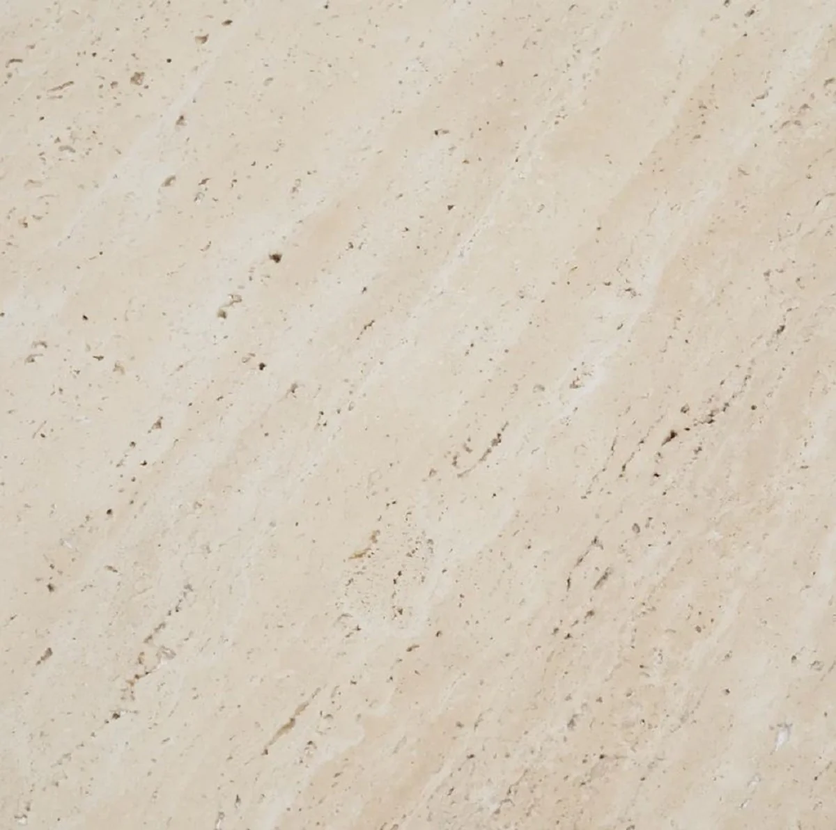 Luxury side table with travertine table top beige / vintage brass Ø 45.5 x H. 47.5 cm