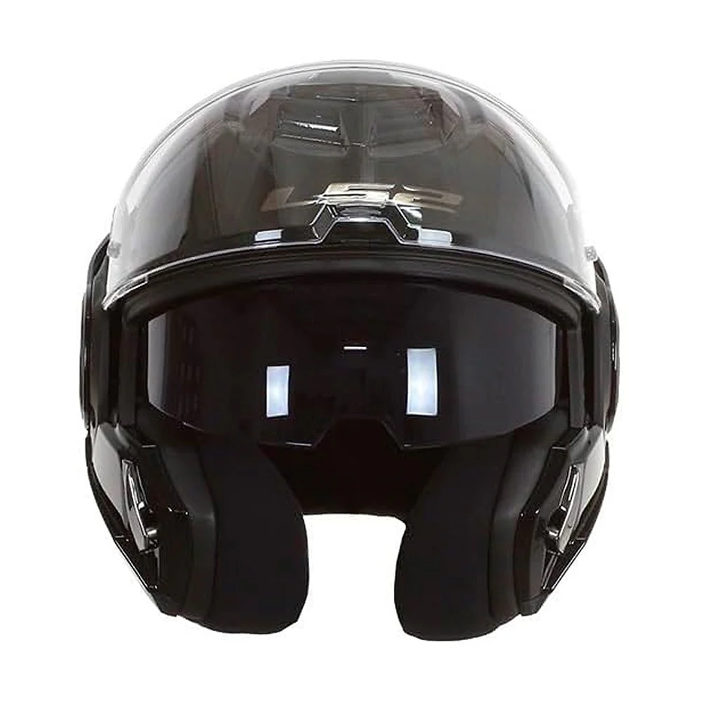 CASCO MODULAR LS2 FF906 ADVANT SOLID NEGRO BRILLO