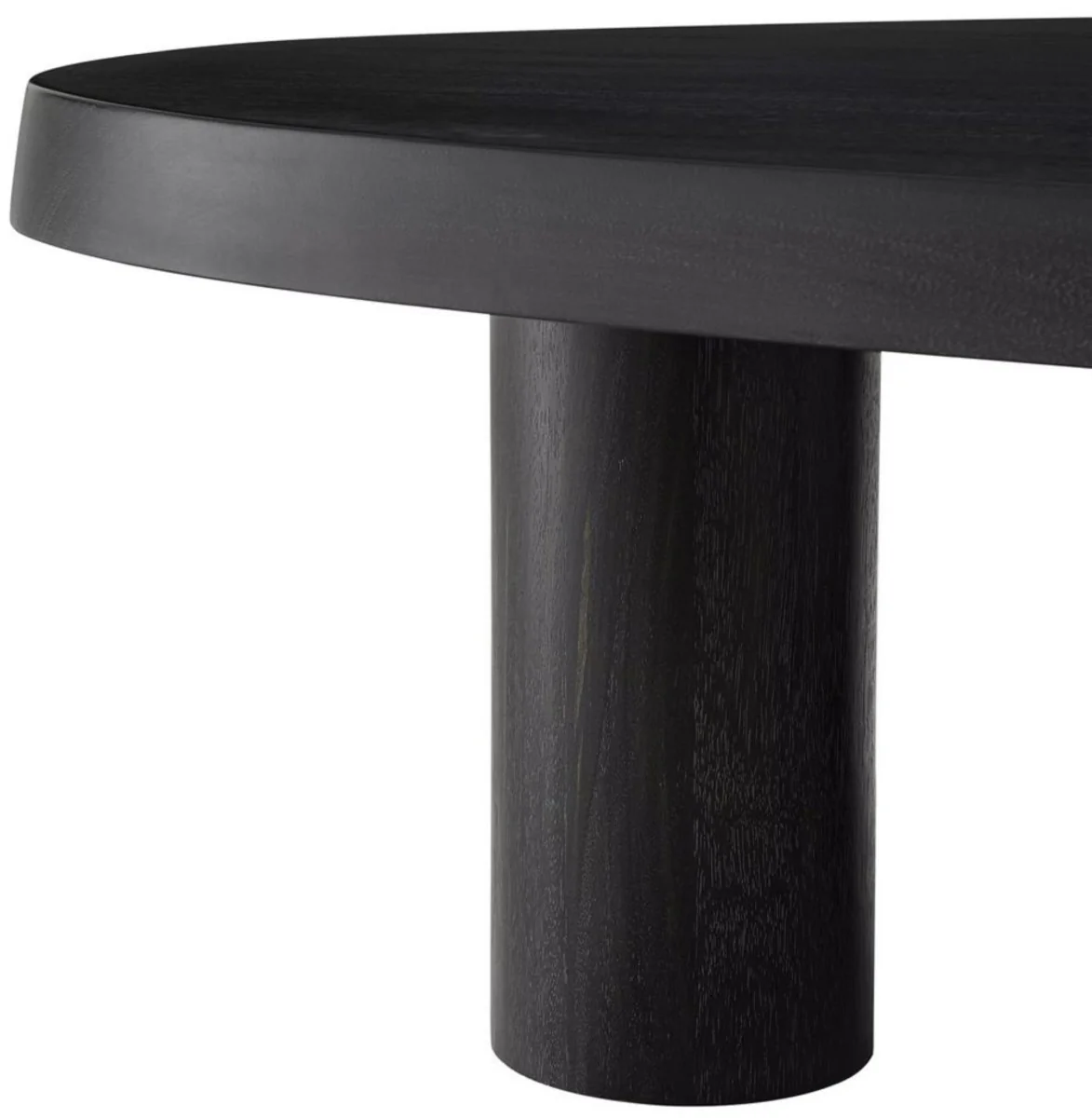 Luxury coffee table black gray 149 x 78.5 x H. 35 cm - Mahogany living room table - Living room furniture - Mahogany furniture - Luxury furniture - Luxury furnishings - Luxury furniture - Luxury quality