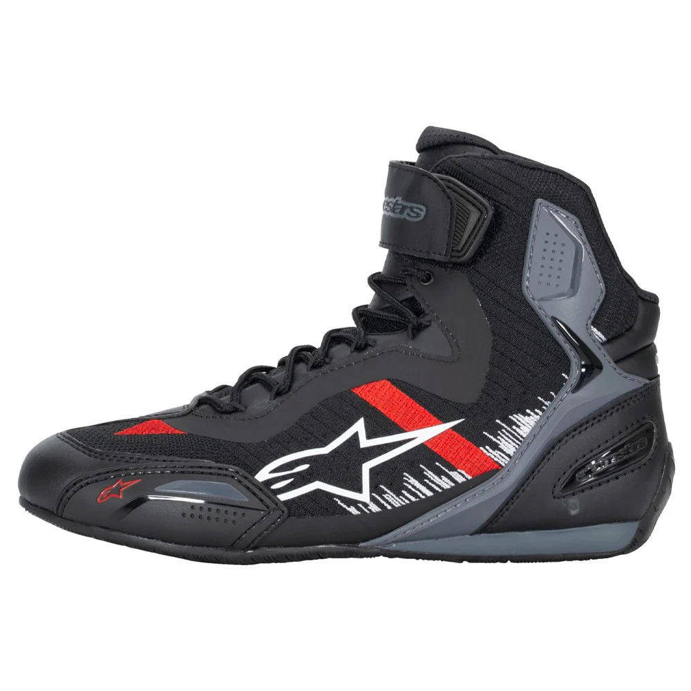 ZAPATILLAS DEPORTIVAS ALPINESTARS FASTER 3 RIDEKNIT NEGRO / GRIS / ROJO
