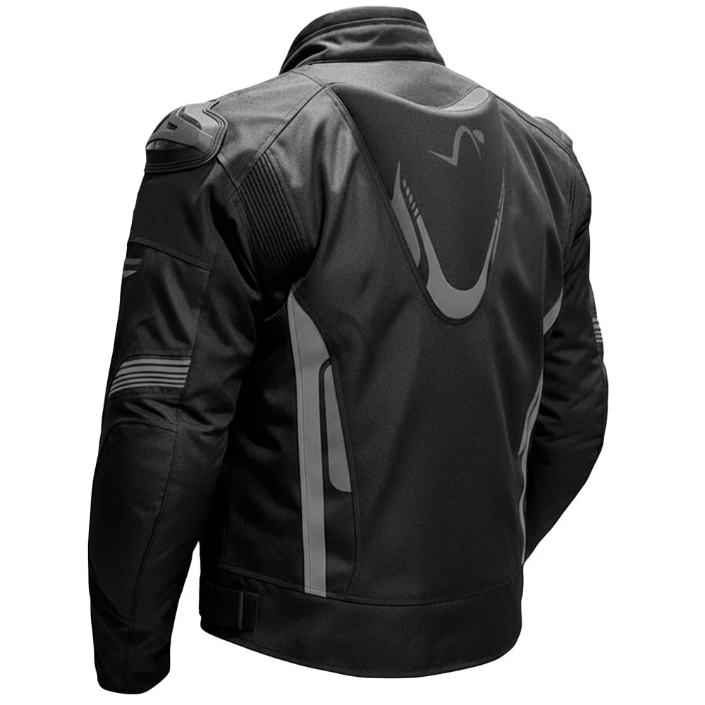 4 STATION OUT RACING JACKET - BLACK