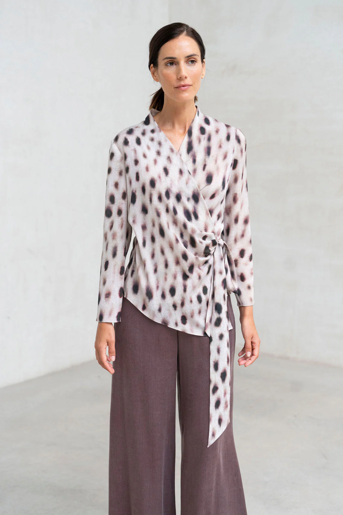 Bedruckte Bluse „Rivera-Spain Savia“.