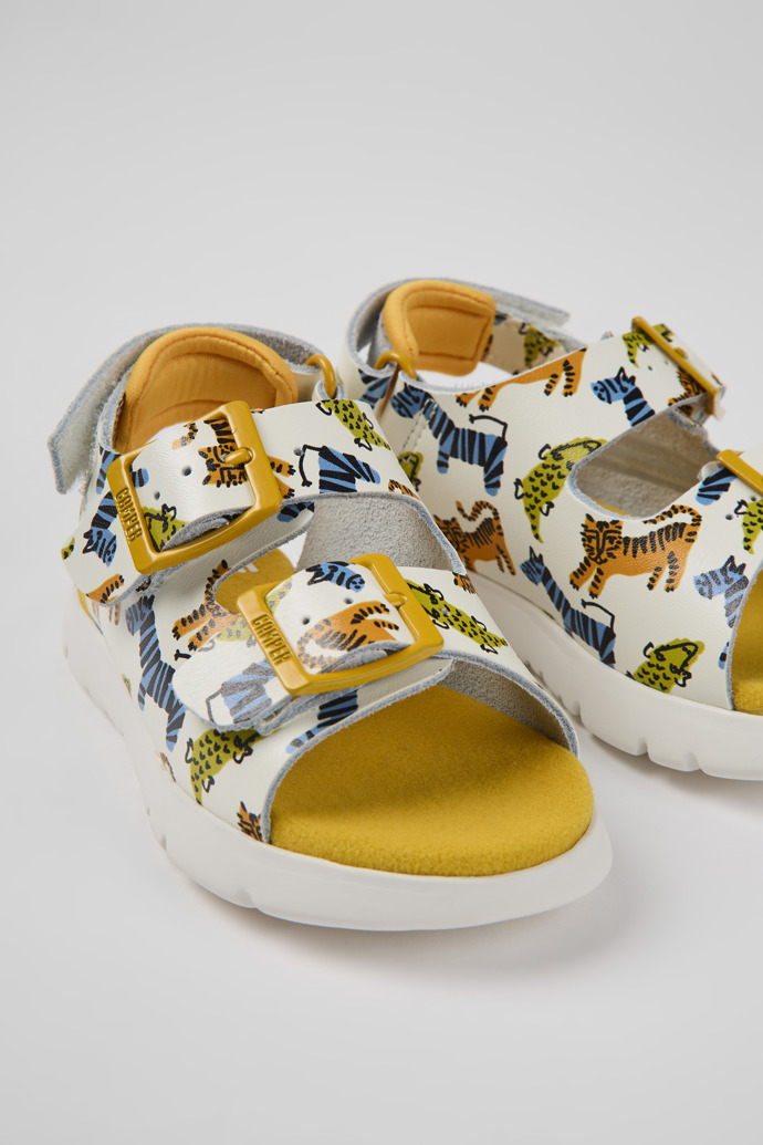 Caterpillar Mehrfarbige Leder Sandalen für Jungen