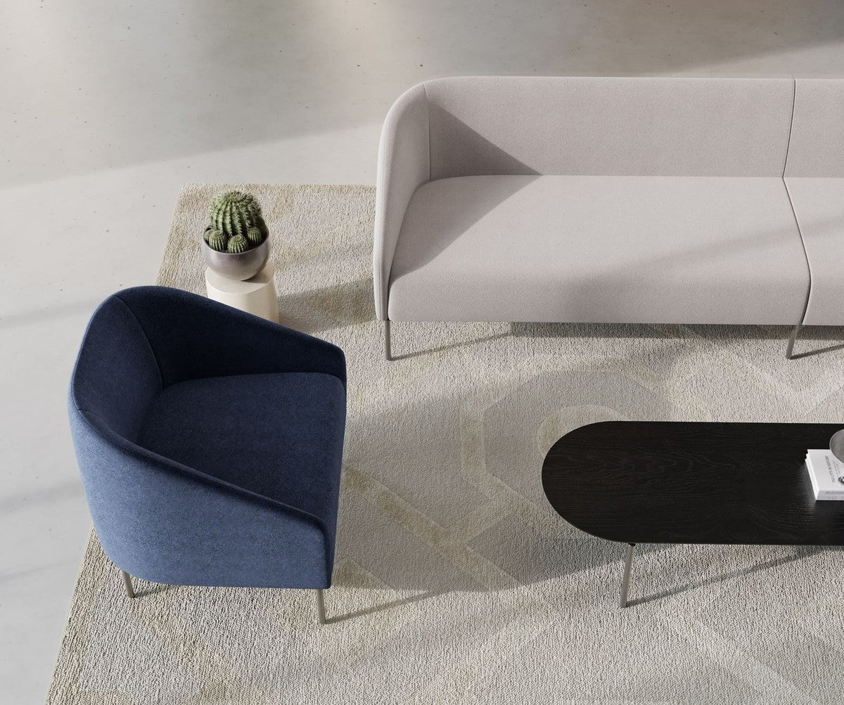 Luxury Living Room & Hotel Sofa Gray / Black 230 cm - Luxury Furniture