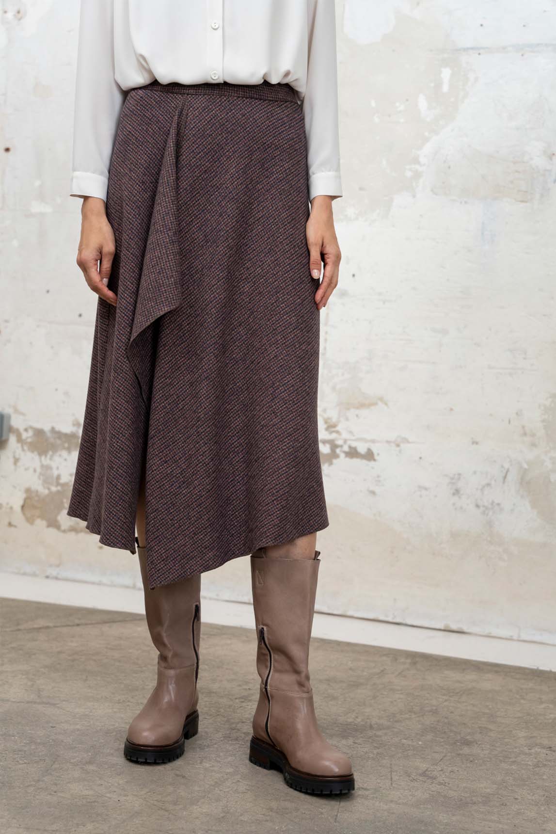 Rivera-Spain Burgunderfarbener Gisela-Rock