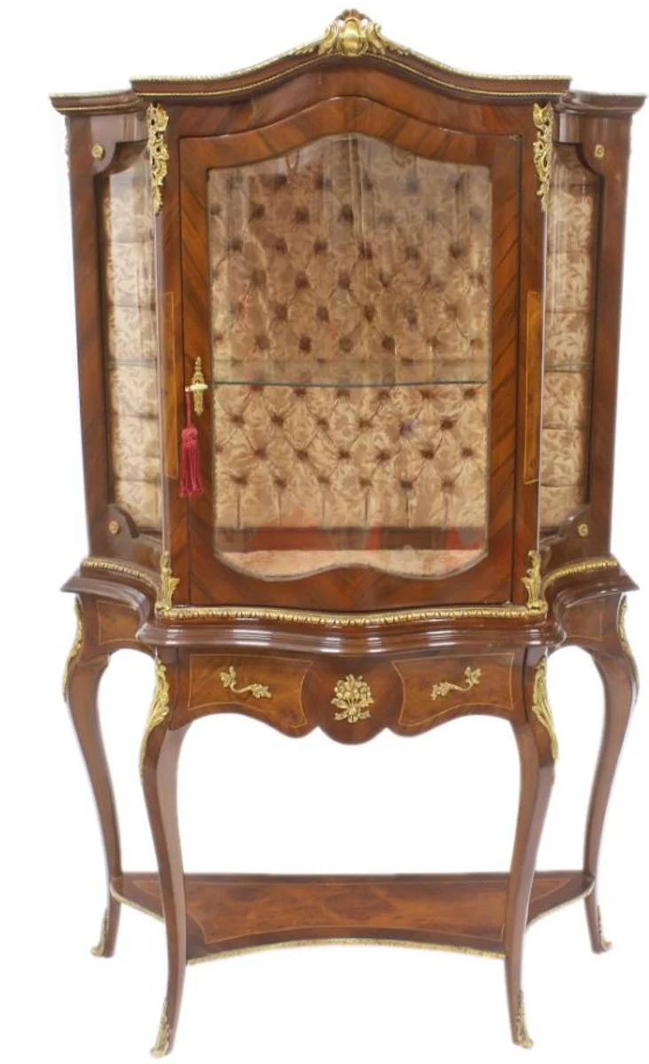 Baroque display cabinet 105 x 42 x H. 174 cm - Baroque furniture - display cabinet - living room cabinet