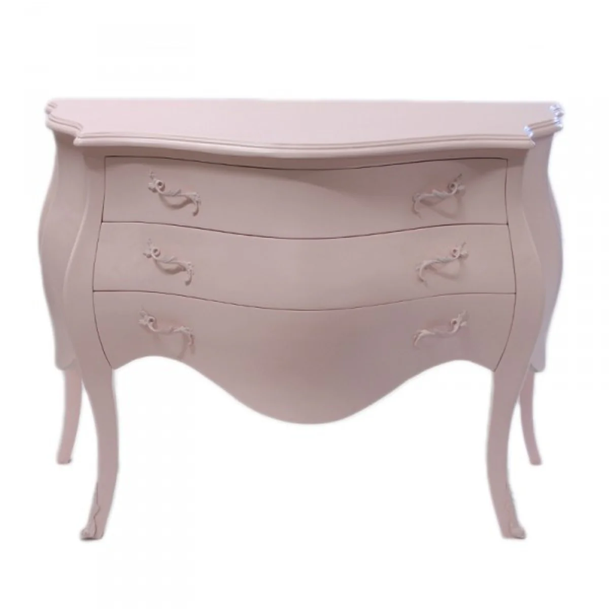 Baroque chest of drawers in pink