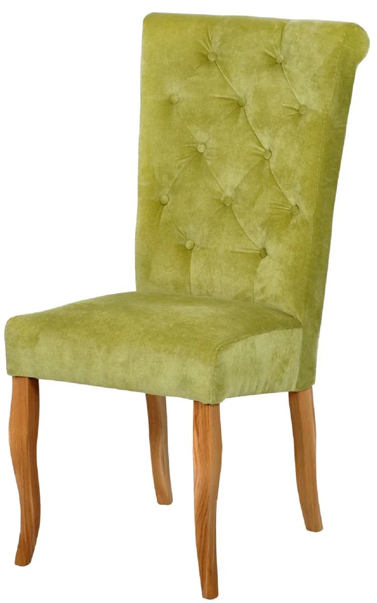 Chesterfield Neo Baroque Dining Room Chair Light Green / Natural Colors - Chesterfield Neo Baroque Kitchen Chair - Dining Room Furniture - Chesterfield Furniture - Neo Baroque Furniture