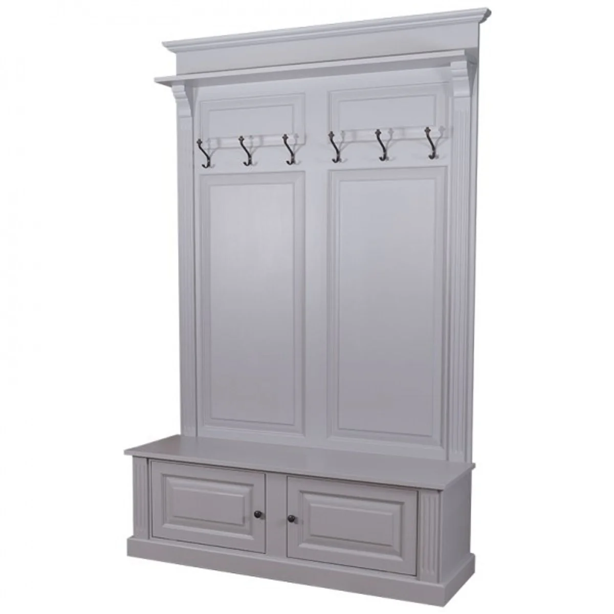 Wardrobe cupboard with 2 compartments - country house style wardrobe