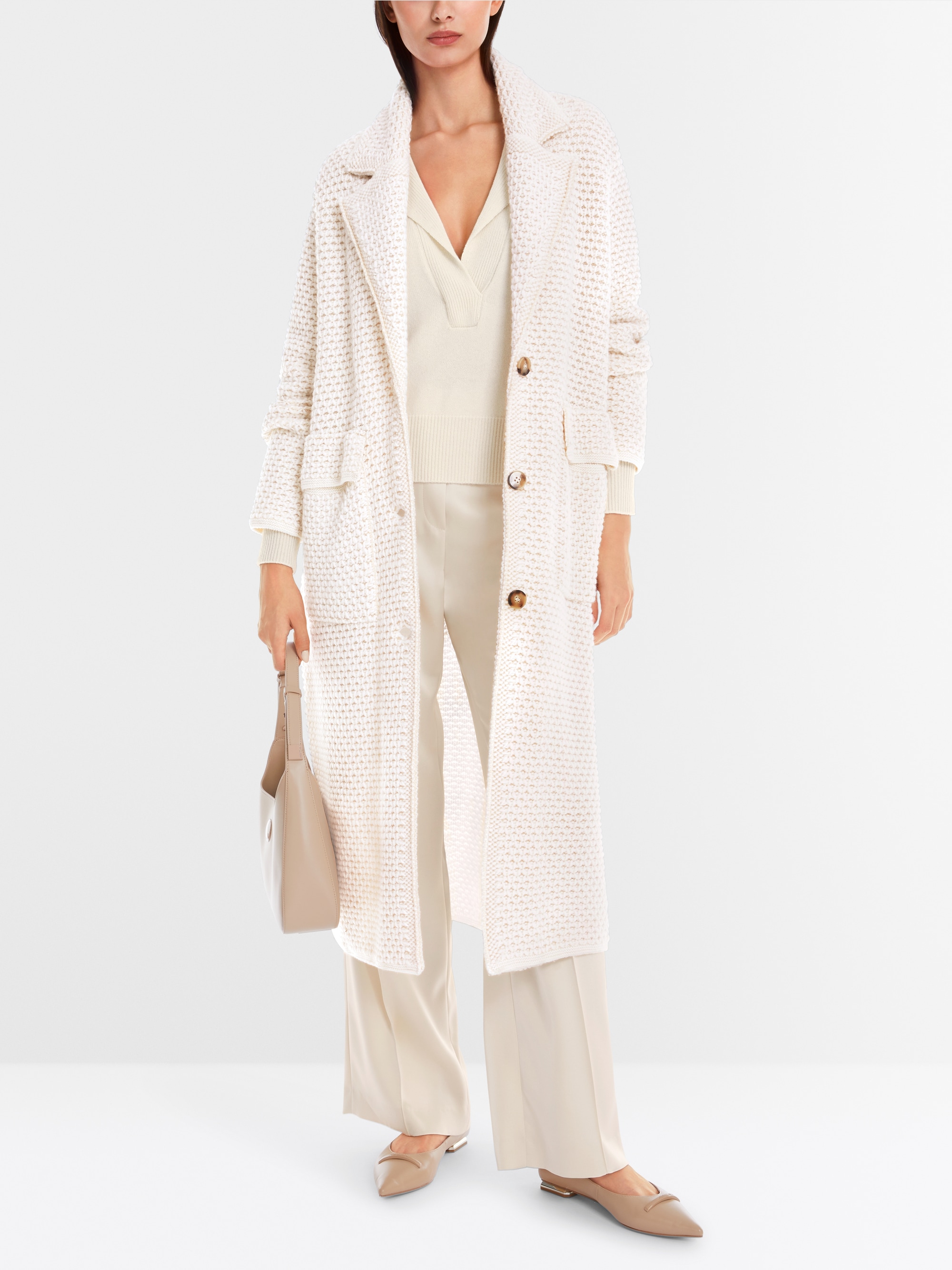 Marc-Cain Blazer Mantel Midi „Rethink Together“