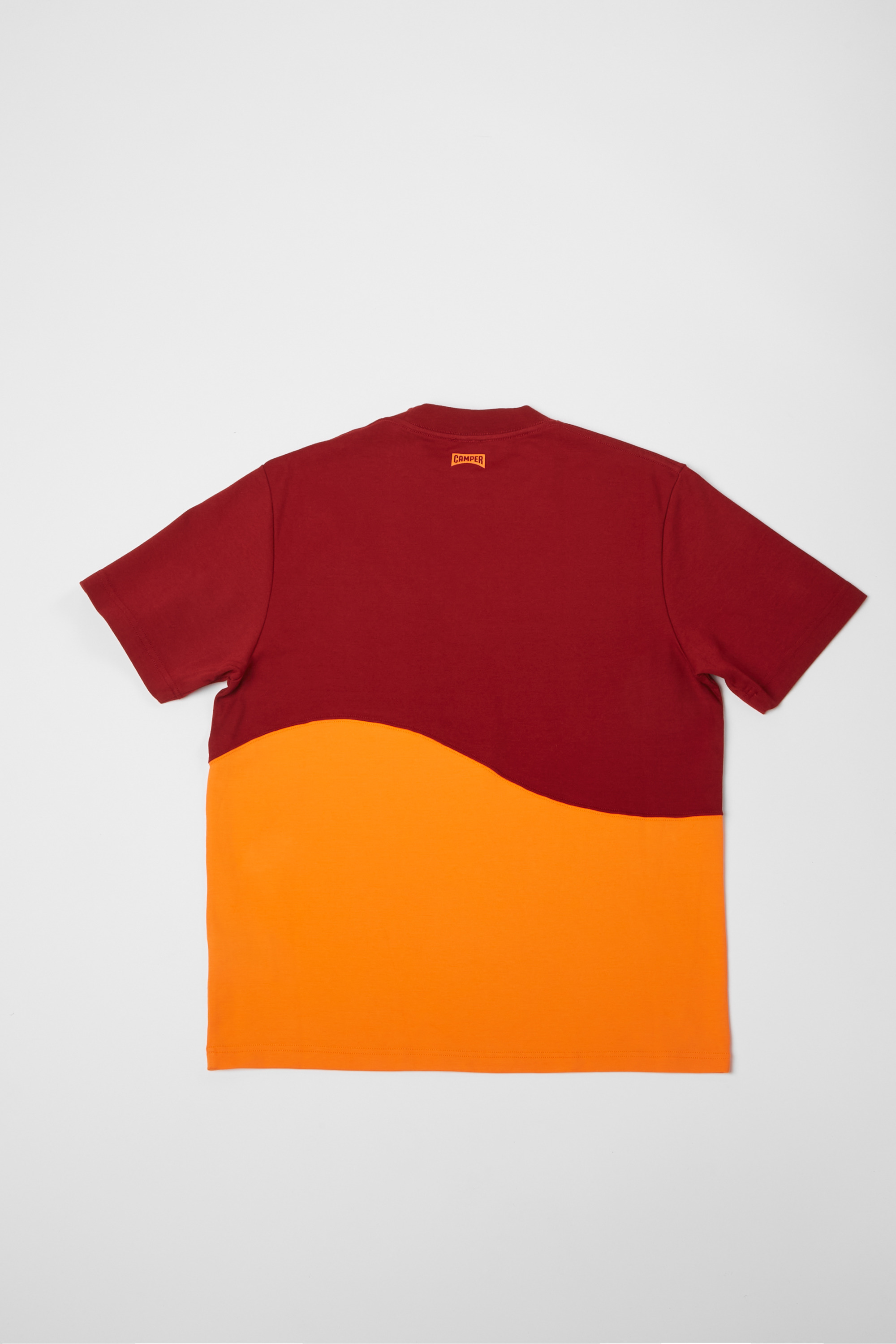 T-Shirt - Burgund und orange unisex T-Shirt