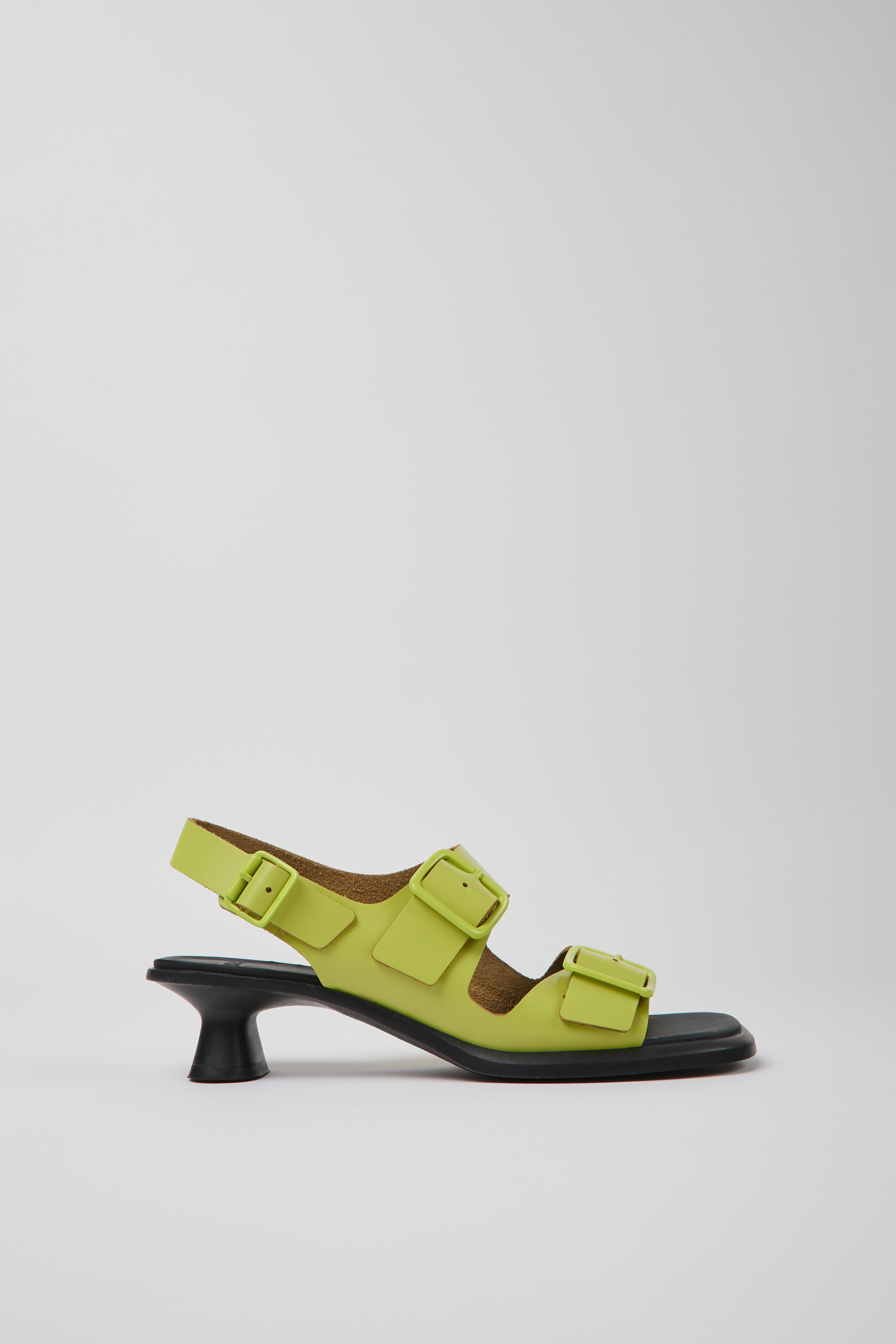Dina - Grüne Leder Sandalen für Damen