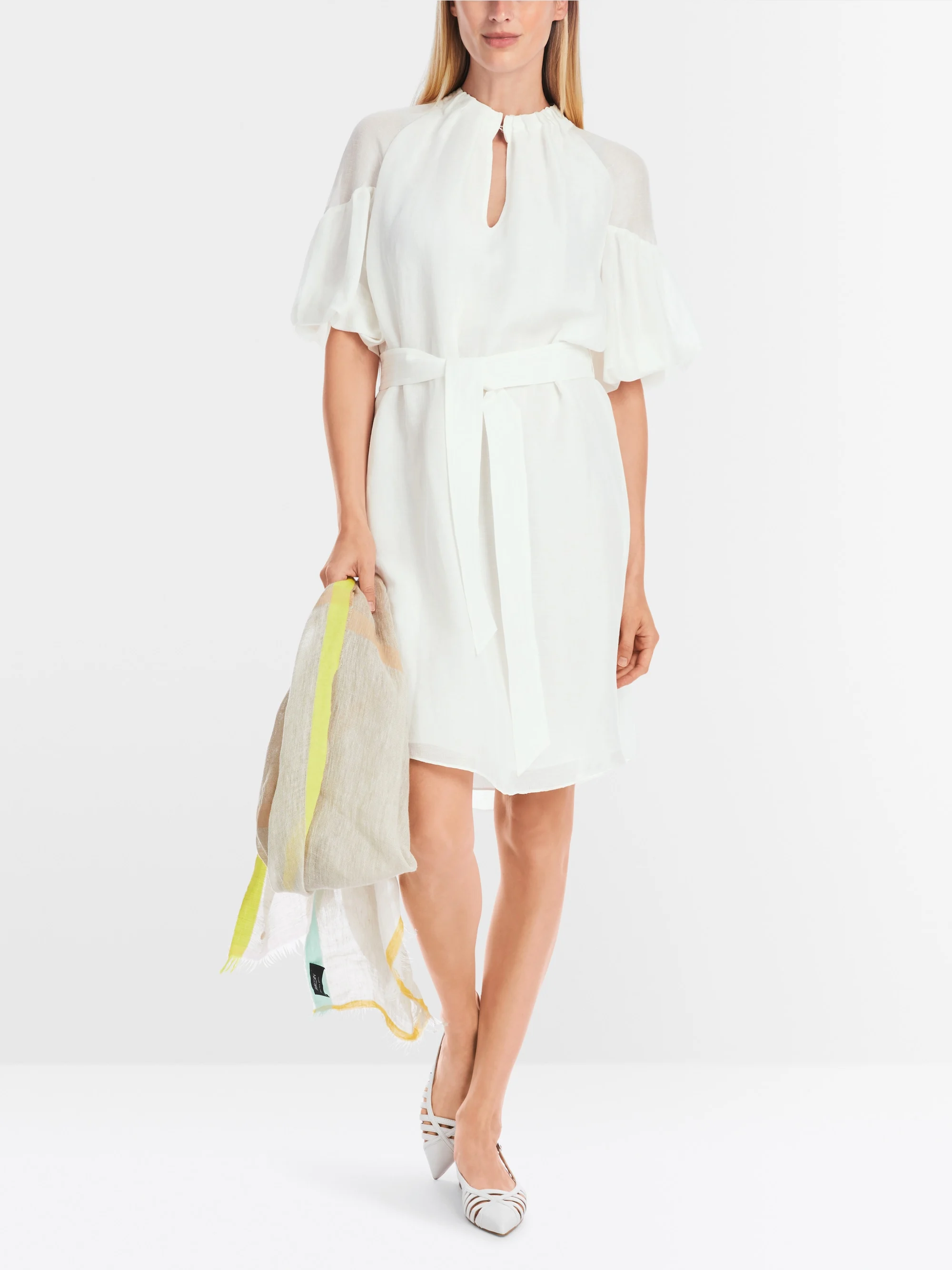 Marc-Cain Schlichtes Minikleid mit Ballonärmeln