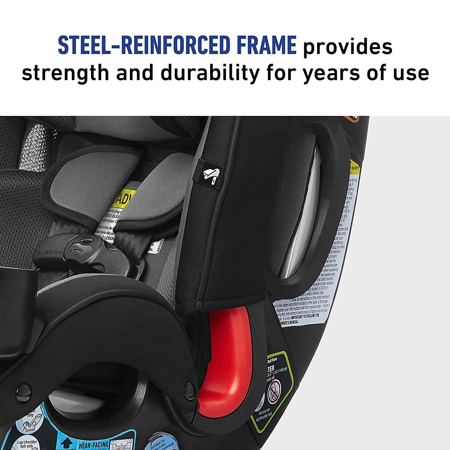 Slimfit 3-in-1-Autositz – schlankes und bequemes Design spart Platz auf Ihrem Rücksitz, Darcie, Einheitsgröße