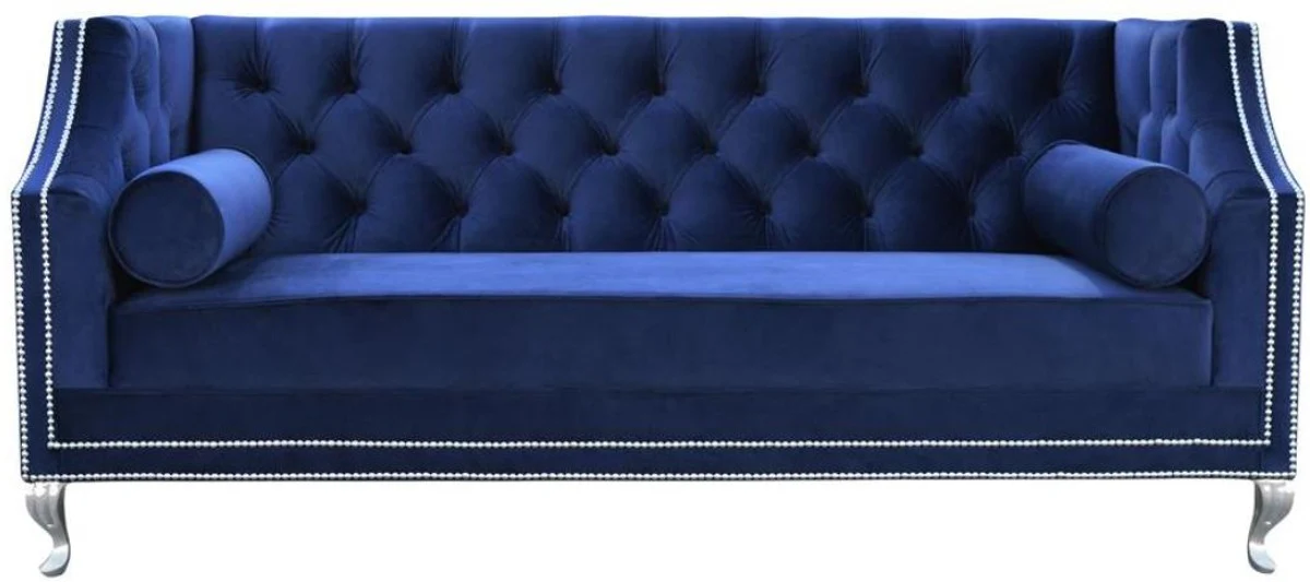 Luxury Chesterfield velvet sofa with cushions 172 x 84 x H. 76.5 cm - Various colors - Chesterfield living room furniture