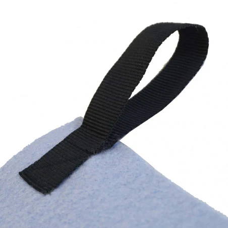 Toalla grande Hosa CAMP TOWEL 100 X 150 CM con colgador- celeste