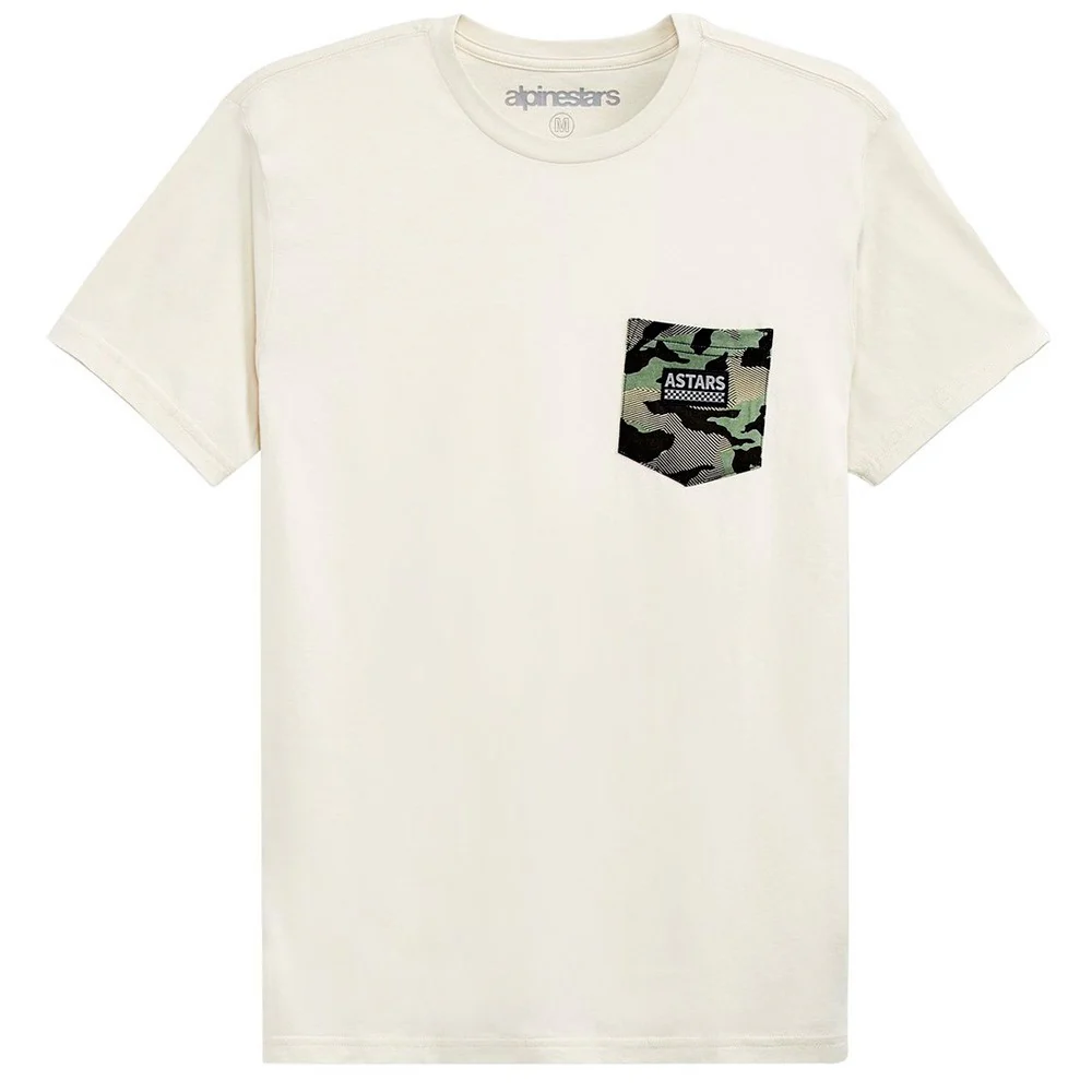 CAMISETA ALPINESTARs POCKET CAMO BLANCO