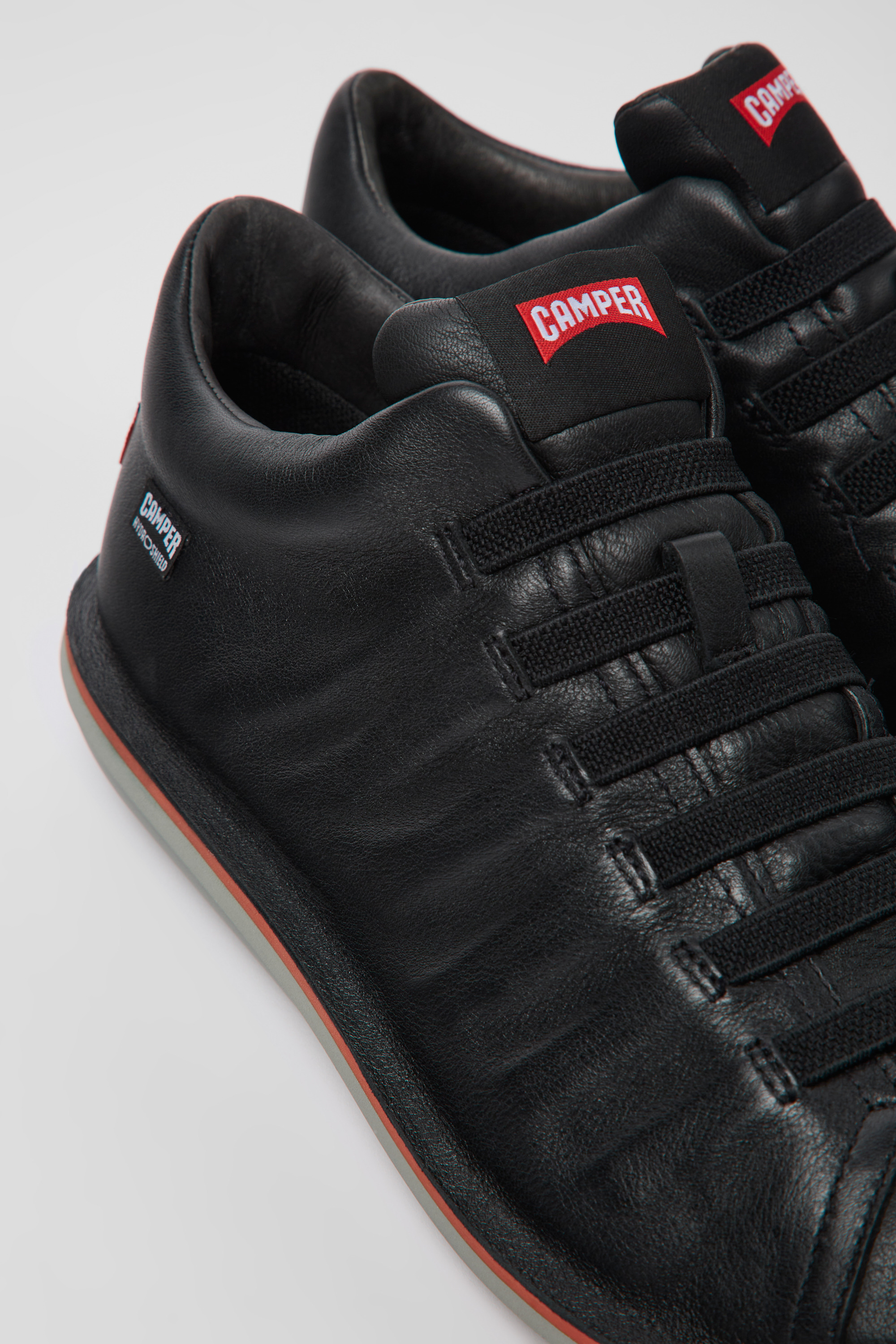 Beetle - Schwarzes Leder Stiefeletten für Herren