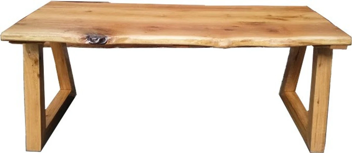 Vintage Rustic Solid Oak Dining Table 200 x 100 cm Mod TR5 - Country house style table made of solid oak wood