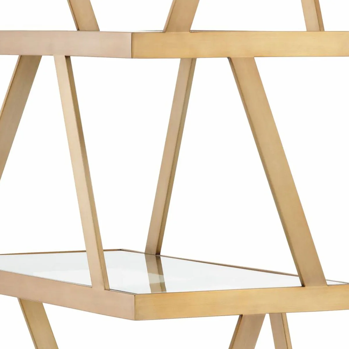 Luxury shelf cabinet brass H. 209.5 cm - luxury hotel furniture