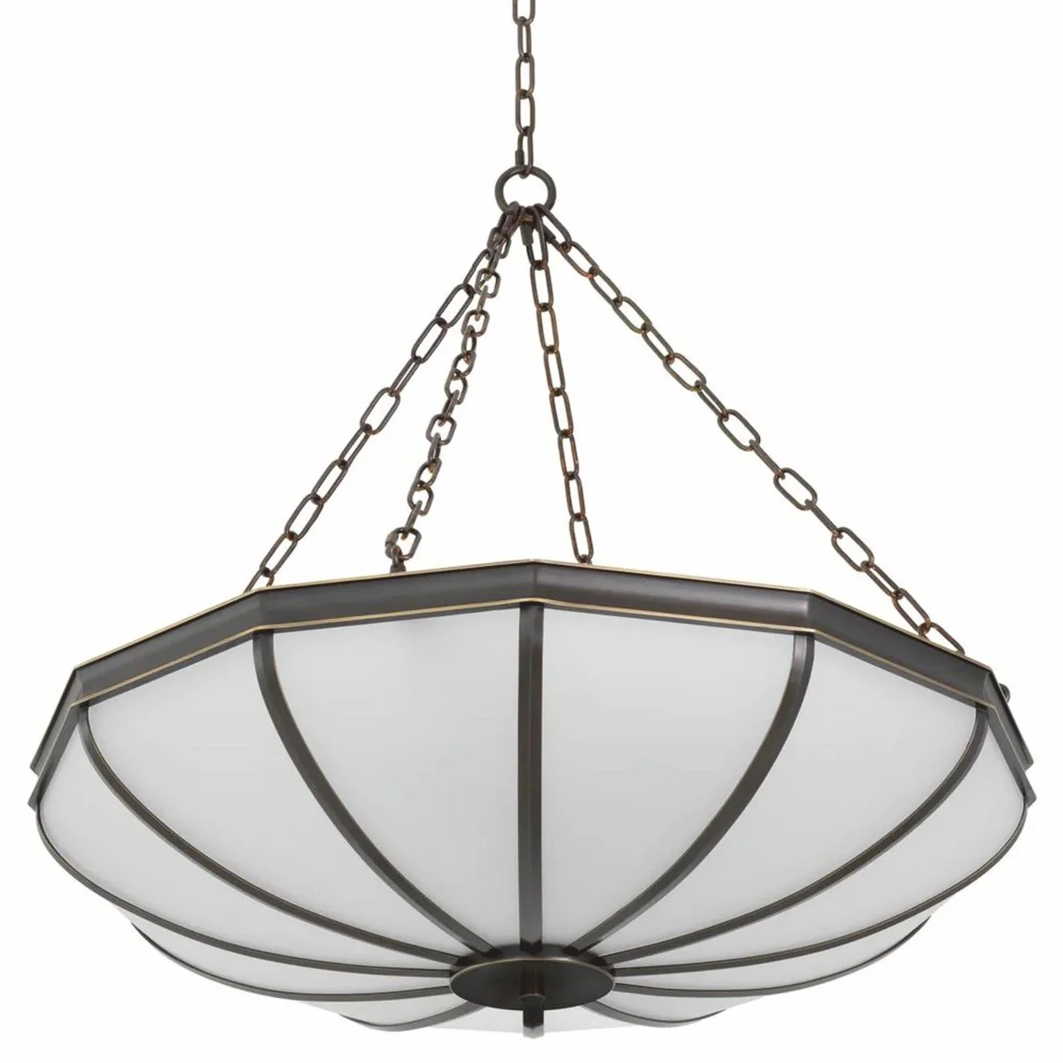 Luxury chandelier bronze / white 80 cm - Luxury Furniture - Luxury Interior