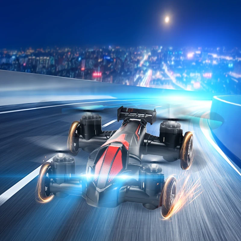 Land- und Luft-Dual-Mode-MINI-Vierachsen-Fernbedienungsauto, ferngesteuertes unbemanntes fliegendes Autospielzeug