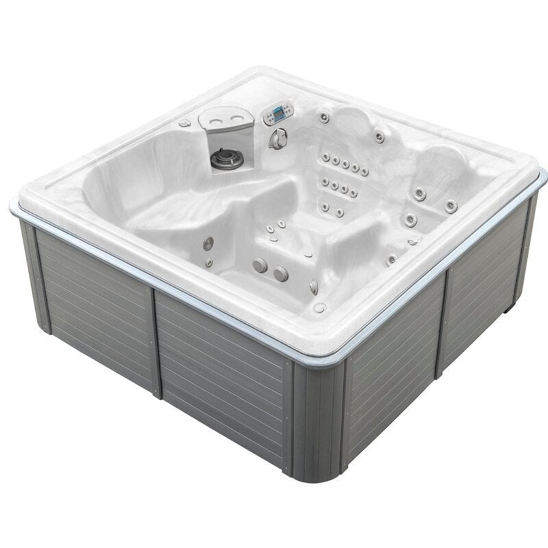 Thermospas 4 - Person 42 - Jet Acryl Square Whirlpool mit Ozonator