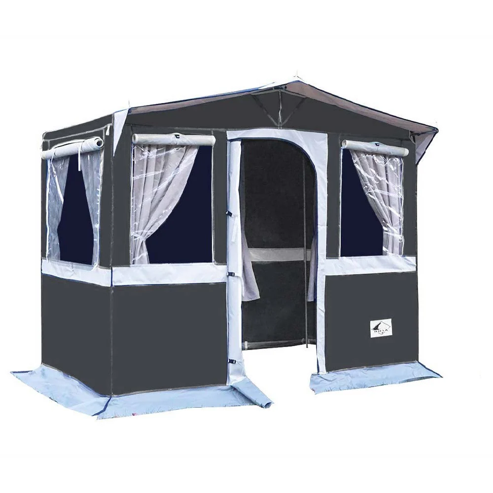 Tienda cocina pvc Hosa FLORIDA 250 x 150 con tapas- Gris