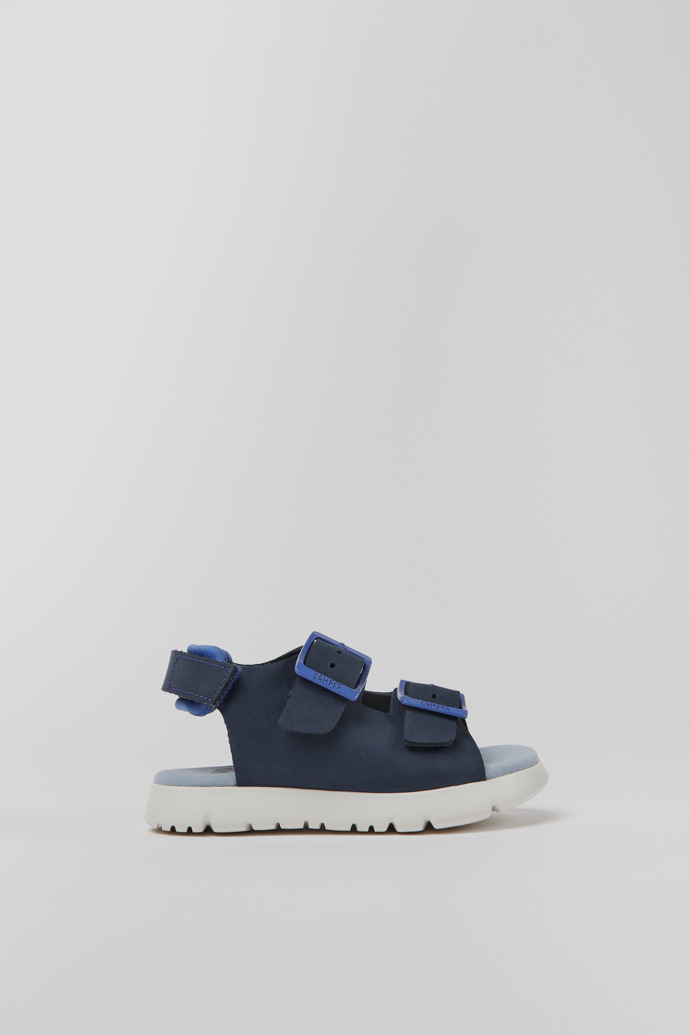 Raupen Blaue Leder Sandalen für Jungen