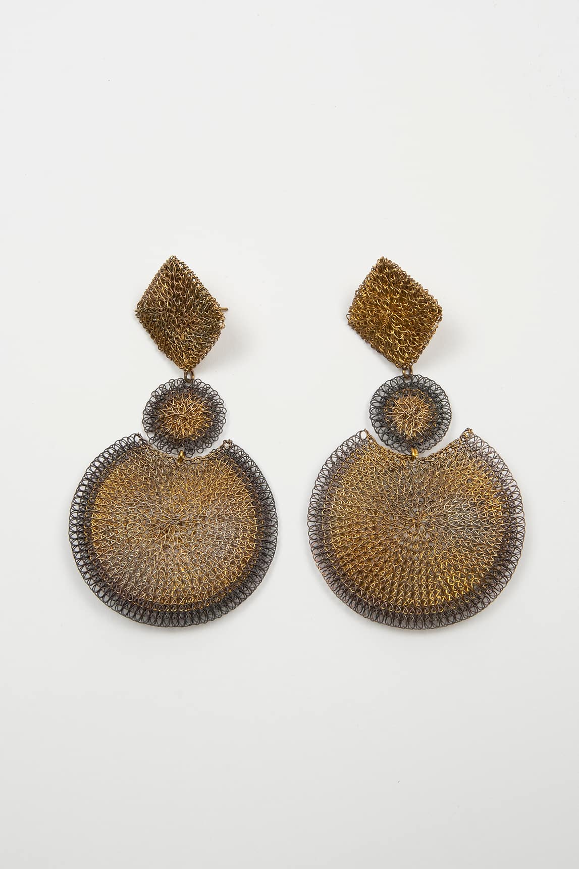 Rivera-Spanien Bronze Destelo Ohrringe