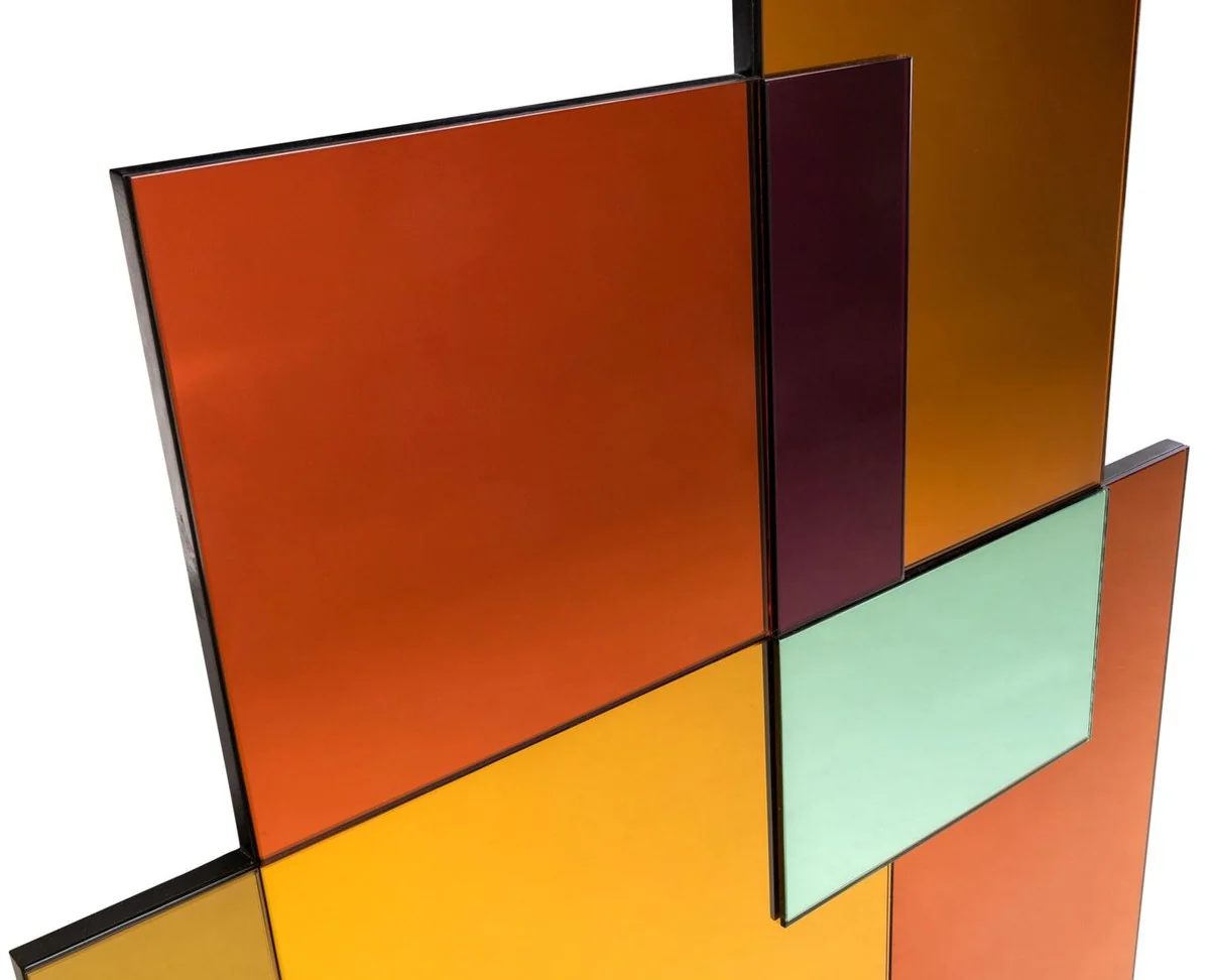 Designer mirror multicolored 80 x H. 140 cm - wardrobe mirror - living room mirror - handmade - luxury quality - designer furniture