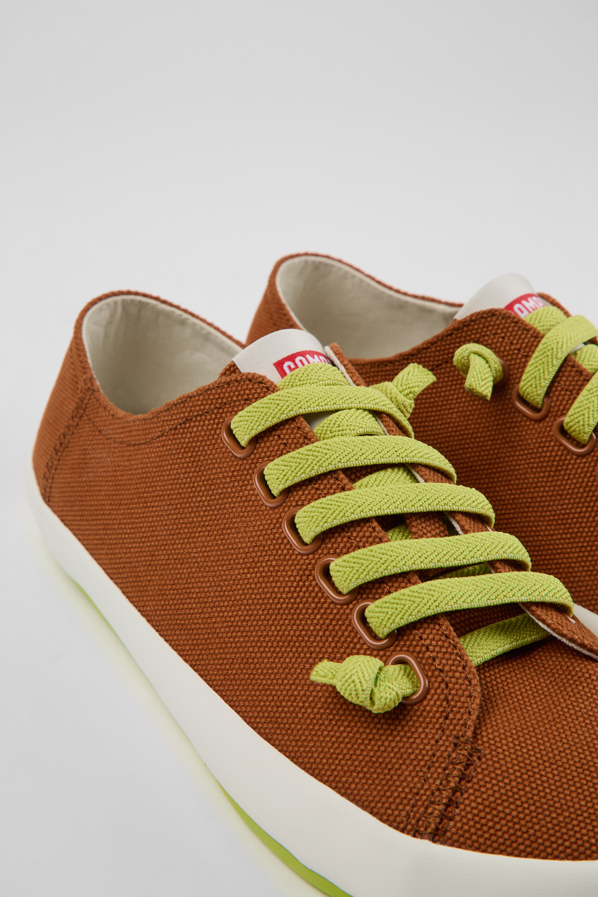 Peu Rambla - Beige Textil Turnschuhe für Damen