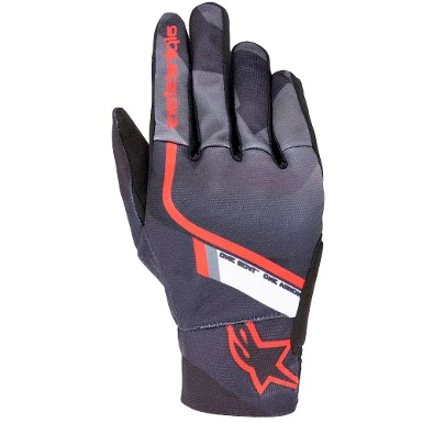 ALPINESTARS REEF SUMMER GLOVES - BLACK / GRAY / RED