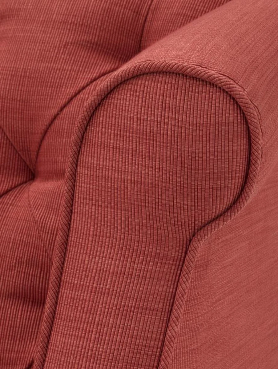 Luxury living room armchair coral red 86 x 93 x H. 92 cm - Hotel Furniture