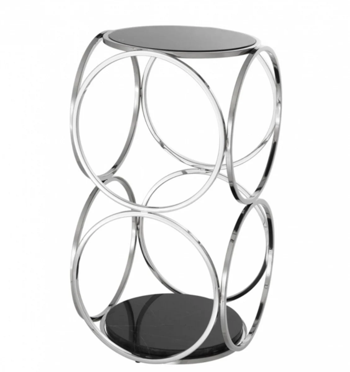 Luxury Art Deco designer side table 32 x 32 x H. 61.5 cm - luxury quality