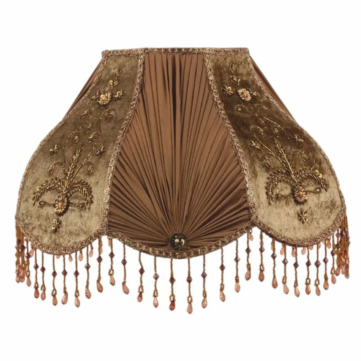 Barock Lampenschirm Braun 22 cm - Barock Deko Accessoires