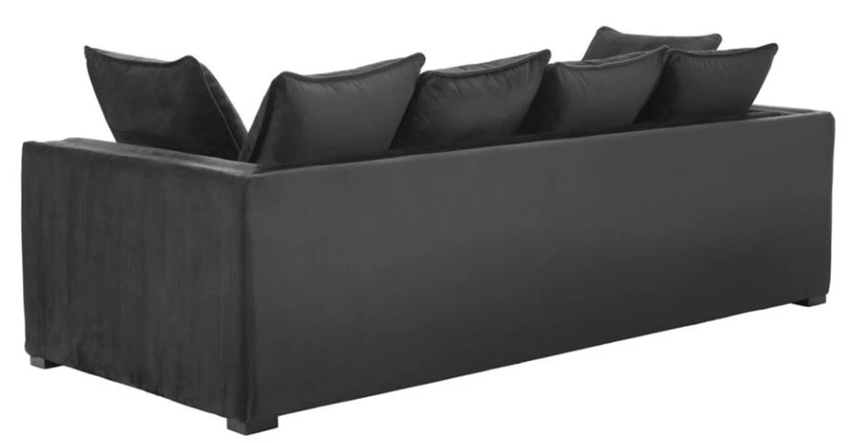 Luxury Designer 3 Seater Sofa Black - Luxury Hotel Furniture