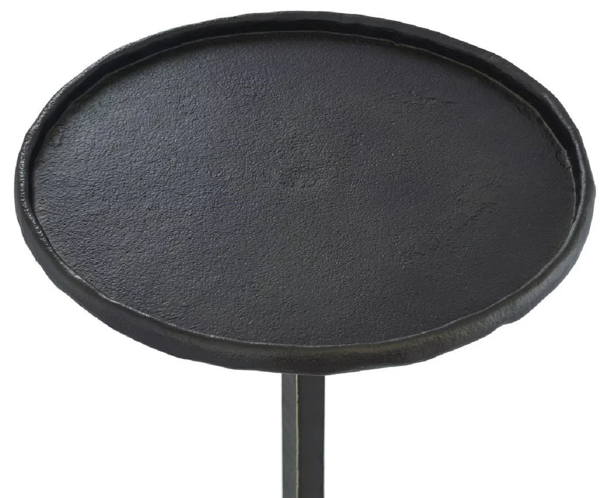 Luxury side table bronze color Ø 36.5 x H. 72.5 cm - Round tripod table - Living room furniture - Luxury furniture